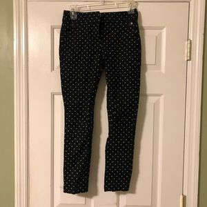 Loft polka dot slacks